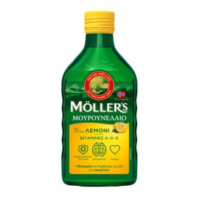 Moller’s Μουρουνέλαιο σε Υγρή Μορφή με Γεύση Λεμόνι 250ml