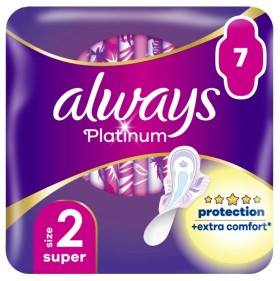 Always Platinum Ultra Super Plus Size2 7τμχ