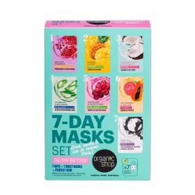 Natura Siberica Organic Shop Sheet 7 Day Masks Set Promo Pack