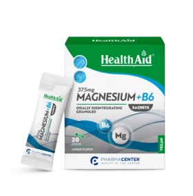 Health Aid Magnesium 375mg & Vitamin B6 20 Φακελάκια