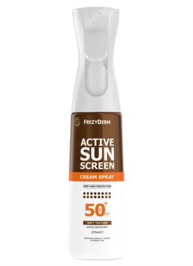 Frezyderm Active Sunscreen Spray Aντηλιακό Γαλάκτωμα SPF50 275ml