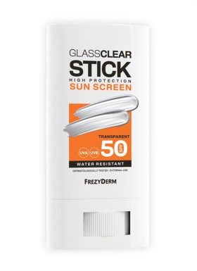 Frezyderm Sunscreen Glassclear Stick SPF50 Αντηλιακό Stick Ανάλαφρης Αίσθησης 20ml