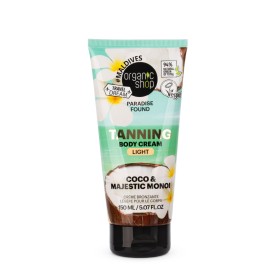 Natura Siberica Organic Shop Paradise Found Tanning Body Cream Αυτομαυριστική Κρέμα Σώματος Light 150ml