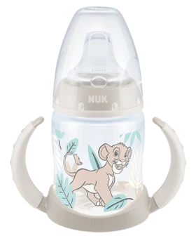 Nuk Εκπαιδευτικό Μπιμπερό με Λαβές Lion King 150ml