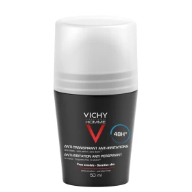 Vichy Homme 48h Deodorant Roll-on for Sensitive Skin για Ευαίσθητες Επιδερμίδες 50ml