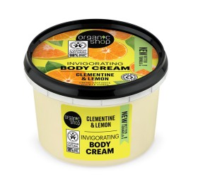 Organic Shop Invigorating Body Cream Clementine & Lemon 250ml