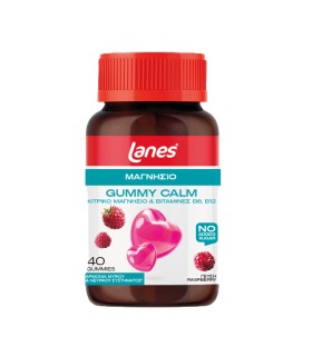 Lanes Gummy Calm Συμπλήρωμα Διατροφής με Μαγνήσιο 40 Ζελεδάκια