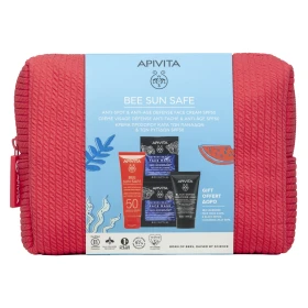 Apivita Bee Sun Safe Anti-Spot & Anti-Age Face Cream SPF50 50ml Promo Pack