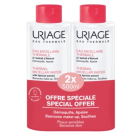 Uriage Eau Thermale Micellar Water Sensitive Skin 2x500ml
