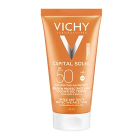 Vichy Capital Soleil Mattifying Face Tinted SPF50+ Ματ αποτέλεσμα με Χρώμα 50ml