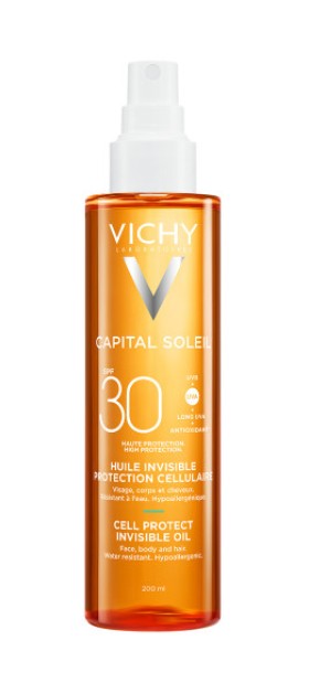 Vichy Capital Soleil Cell Protect Αόρατο Λάδι SPF30 200ml