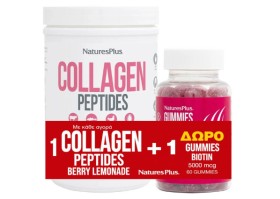 Natures Plus Collagen Peptides Berry Lemonade Σκόνη 364g Promo Pack
