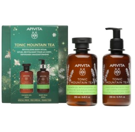Apivita Tonic Mountain Tea Αφρόλουτρο 250ml & Γαλάκτωμα Σώματος 200ml Promo Pack