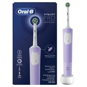 Oral-B Vitality Pro Lilac Mist Ηλεκτρική Οδοντόβουρτσα Μωβ Χρώμα 1τμχ