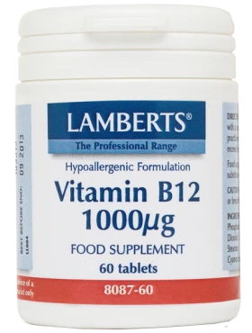 Lamberts B12 1000mg 60tabs