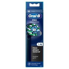 Oral-B Ανταλλακτικές Κεφαλές Pro Cross Action Black 4τμχ