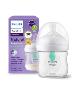 Philips Avent Natural Response AirFree Vent Μπιμπερό Πλαστικό 0-3m 125ml