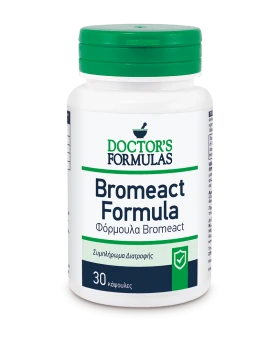 Doctors Formulas Bromeact Φόρμουλα Αντιφλεγμονώδης 30 κάψουλες
