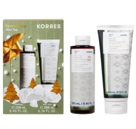 Korres Mint Tea Σετ Αφρόλουτρο + Γαλάκτωμα Σώματος Promo Pack