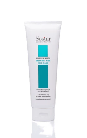 Sostar Mornin Glow Salycilic Acid Face Wash Αφρώδες Τζέλ Καθαρισμού για Λιπαρές Επιδερμίδες 150ml