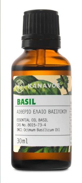 Kanavos Αιθέριο Έλαιο Βασιλικού 30ml