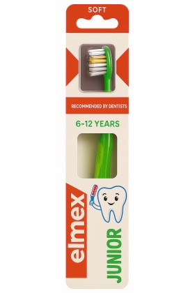 Elmex Junior 6-12 Ετών Οδοντόβουρτσα Πράσινη