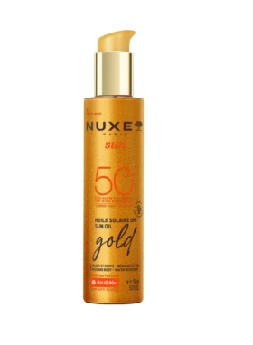 Nuxe Sun Oil Gold SPF50 Ιριδίζον Αντηλιακό Λάδι 150ml