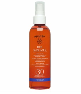 Apivita Bee Sun Safe Λάδι Σώματος για Μαύρισμα & Μεταξένια Αίσθηση SPF30 200ml