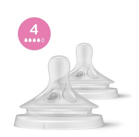 Philips Avent Natural Response Θηλή Σιλικόνης 3+m Ροή 4 2τμχ