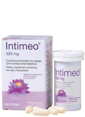 Frezyderm Intimeo 325mg Συμπλήρωμα Διατροφής για την Κολπική Χλωρίδα 14caps