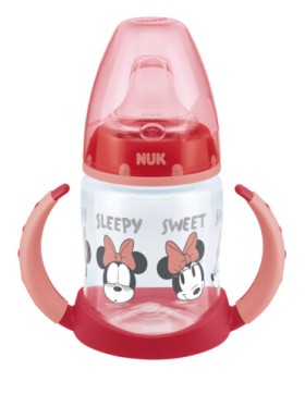 NUK Εκπαιδευτικό Μπιμπερό με Λαβές Minnie 150ml