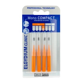 Elgydium Μεσοδόντια Mono Compact Orange 1,2 4τμχ