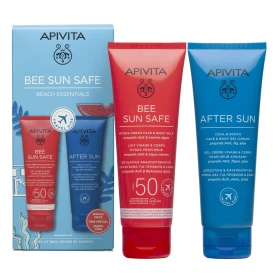 Apivita Bee Sun Safe Beach Essentials Hydra Fresh Face&Body Milk 100ml & After Sun 100ml Promo Pack