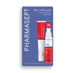 Pharmasept Burn Relief Pack Flogo Calm Cream 50ml & Flogo Instant Calm Spray 100ml Promo Pack