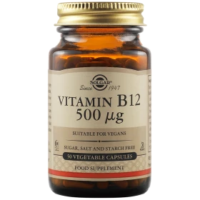 Solgar Vitamin B12 500μg 50caps
