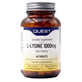 Quest L-Lysine 1000mg 45tabs