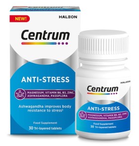 Centrum Anti-Sress Συμπλήρωμα Διατροφής για το Άγχος 30 Ταμπλέτες