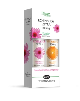 Power Health Echinacea Extra 20tabs Αναβράζοντα + Δώρο Vitamin C 500mg