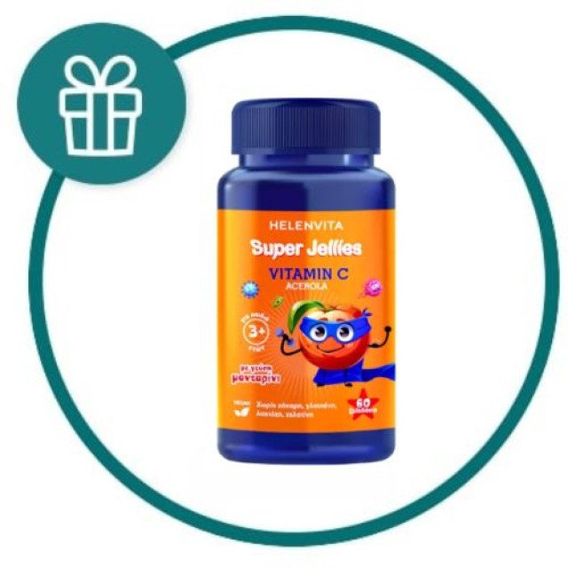Helenvita Super Jellies Vitamin C 60 Ζελεδάκια