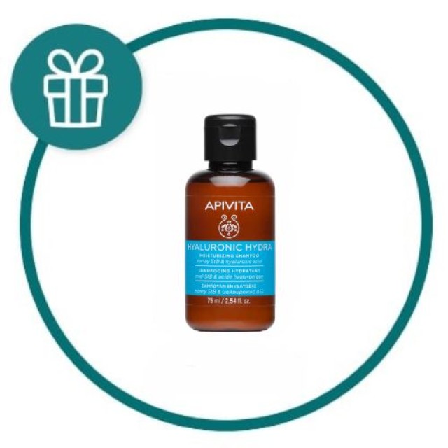 Apivita Hyaluronic Hydra Σαμπουάν Ενυδάτωσης 75ml