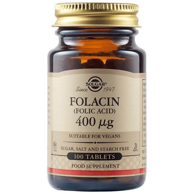 Solgar Folacin 400μg 100tabs