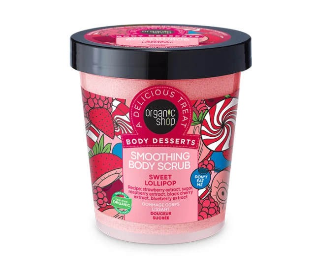 Natura Siberica Body Desserts Smoothing Body Scrub Sweet Lollipop 450ml
