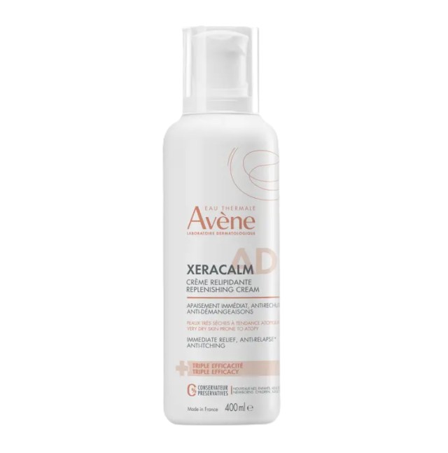 Avene Xeracalm AD Cream Κρέμα Αναπλήρωσης Λιπιδίων 400ml