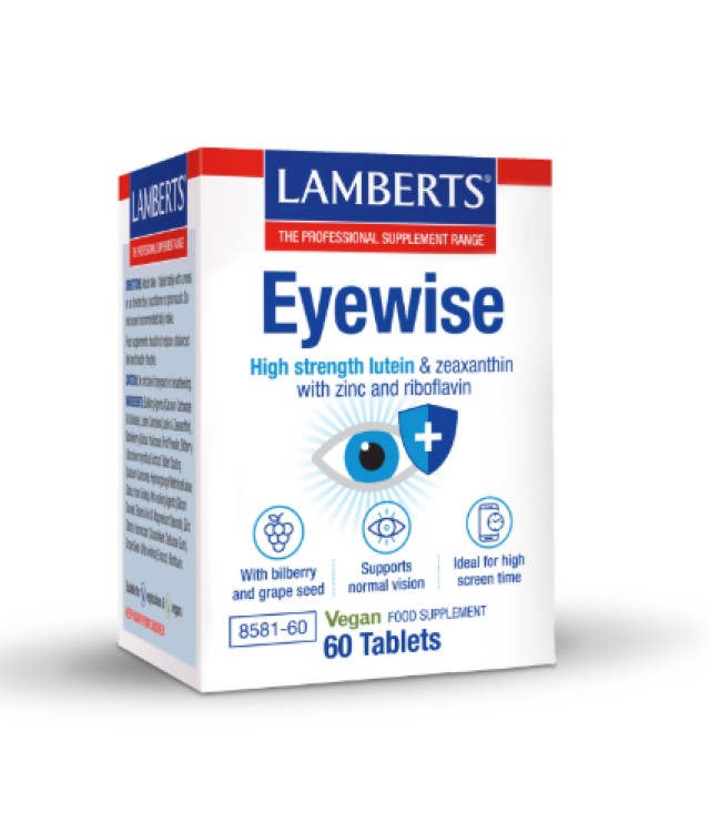 Lamberts Eyewise High Strength Lutein, Υγεία των Ματιών, 60tabs
