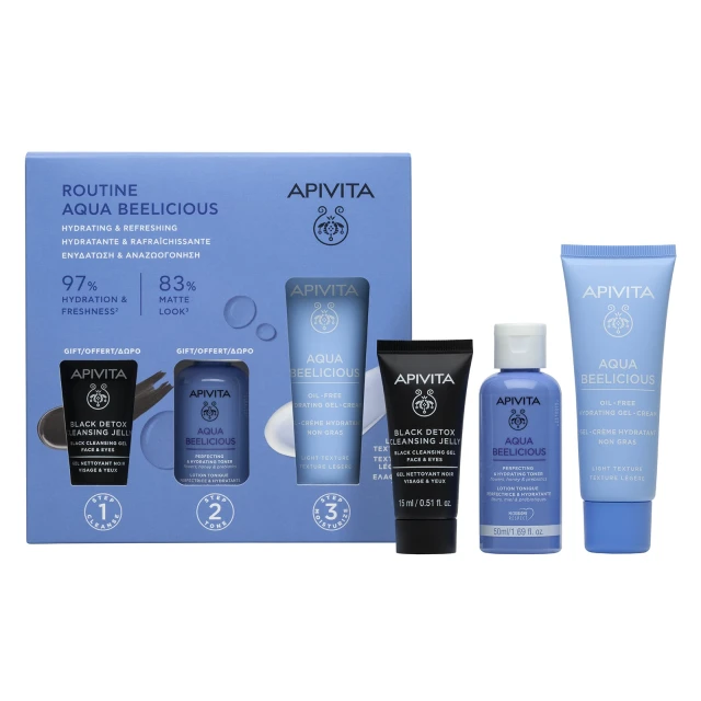 Apivita Aqua Beelicious Oil Free Hydrating Gel-Cream 40ml Promo Pack