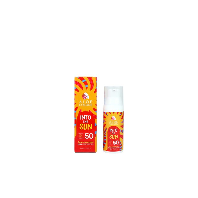 Aloe+ Colors Into the Sun Face Sunscreen SPF50 50ml
