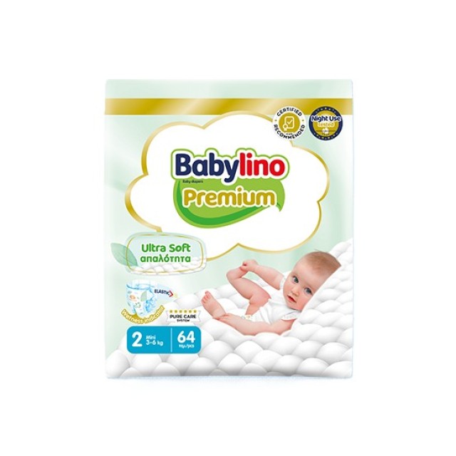 Babylino Premium Πάνες Mini No2 3-6kg 64τμχ