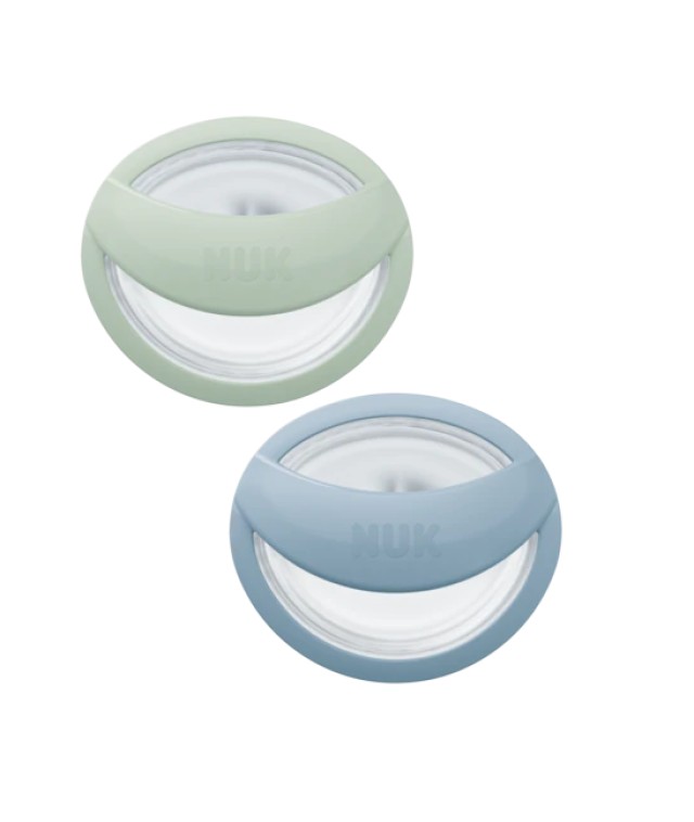 NUK Perfect Match Πιπίλα Σιλικόνης 0-6m Πράσινο-Μπλε