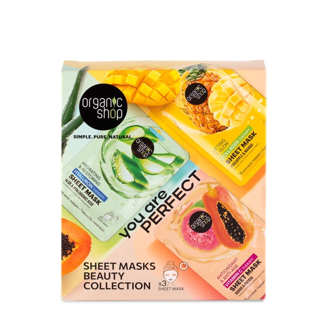 Natura Siberica Organic Shop Sheet Masks Beauty Collection Promo Pack