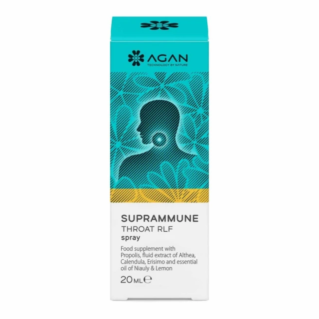 Agan Suprammune Throat Relief Spray 20ml